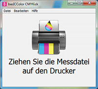 basICColor CMYKick 2 Startbildschirm