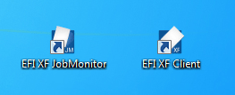 EFI Colorproof XF Client und Jobmonitor